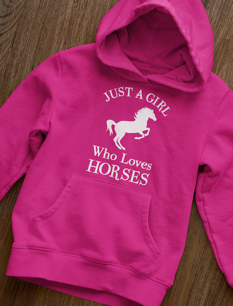 Just A Girl Who Love Horses Women Hoodie - Gray 7