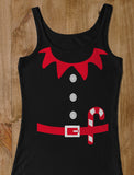Christmas Elf Suit Funny Xmas Gift Santa's Elves Women Tank Top 