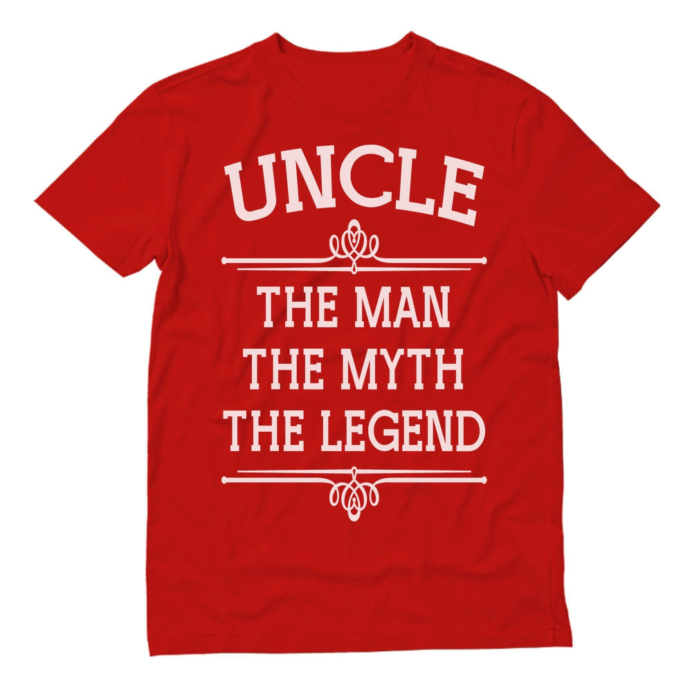 Uncle The Man The Myth The Legend Best Gift Idea for Uncle T-Shirt - Red 3