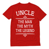 Thumbnail Uncle The Man The Myth The Legend Best Gift Idea for Uncle T-Shirt Red 3