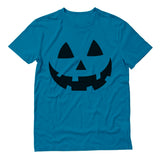 Thumbnail Halloween Pumpkin Face - Easy Costume Fun Smiling Head T-Shirt Aqua 2