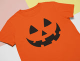 Thumbnail Halloween Pumpkin Face - Easy Costume Fun Smiling Head T-Shirt Gray 7