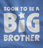 Thumbnail Best Sibling Gift Idea - Soon To Be A Big Brother Youth Kids T-Shirt Navy 4