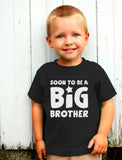 Thumbnail Best Sibling Gift Idea - Soon To Be A Big Brother Youth Kids T-Shirt Navy 6