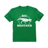 Thumbnail Trex Raptor Big Brother Gift Idea For Elder Sibling Youth Kids T-Shirt Green 4