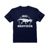 Thumbnail Trex Raptor Big Brother Gift Idea For Elder Sibling Youth Kids T-Shirt Navy 1