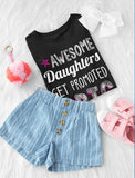 AWESOME Daughters To Big Sisters Youth T-Shirt 