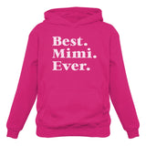 Thumbnail Best. Mimi. Ever. Hoodie for Mom Or Grandma Pink 4