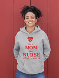 Thumbnail I Am A Mom And A Nurse Nothing Scares Me Women Hoodie California Blue 6