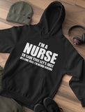 Thumbnail I'm A Nurse - Just Assume I'm Always Right - Funny Women Hoodie Gray 7
