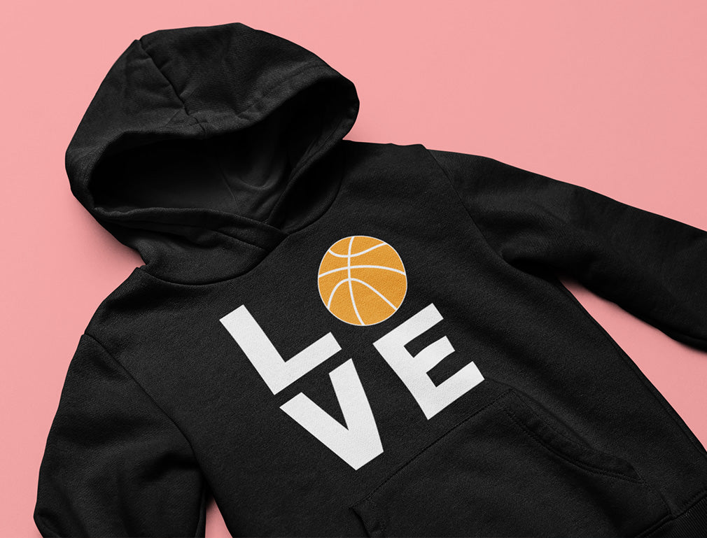 Love Basketball - Gift for Basketball Fans Novelty Women Hoodie - Gray 5