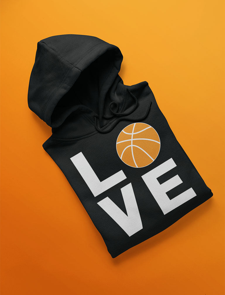 Love Basketball - Gift for Basketball Fans Novelty Women Hoodie - Gray 4