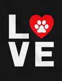 Thumbnail Dog Paw Print Love Dogs My Best Friend - Animal Lover Women Hoodie California Blue 7