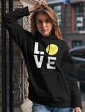 Thumbnail Love Tennis - Gift Idea for Tennis Fans Novelty Women Hoodie Gray 4