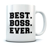 Thumbnail Office Tea Cup Best BOSS Ever Mug White 2
