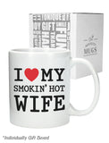 Thumbnail I Love My Smokin' Hot Wife Romantic Coffee Mug White 6