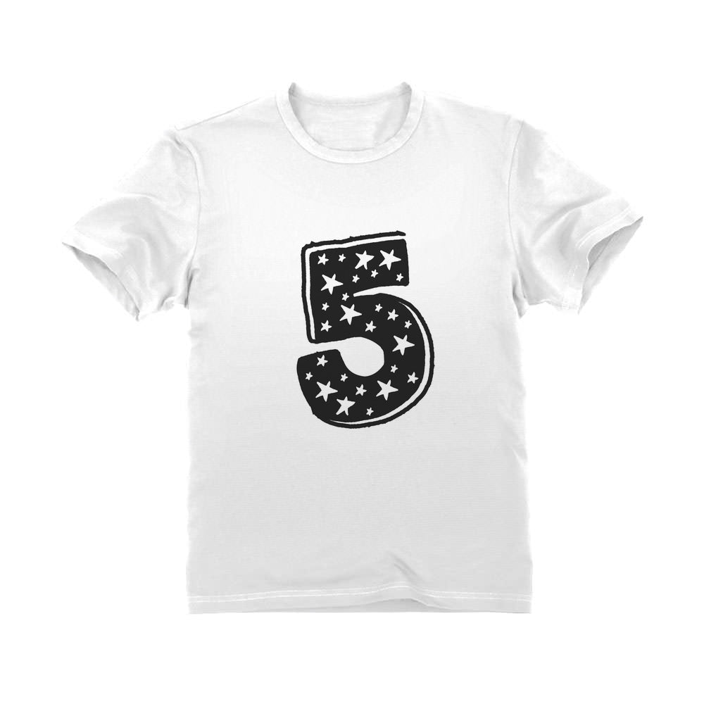 5 Kids Birthday - Superstar 5 Years Old Cute Gift Idea Youth Kids T-Shirt 