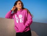 Love Volleyball - Gift Idea for Volleyball Fans Women Hoodie 
