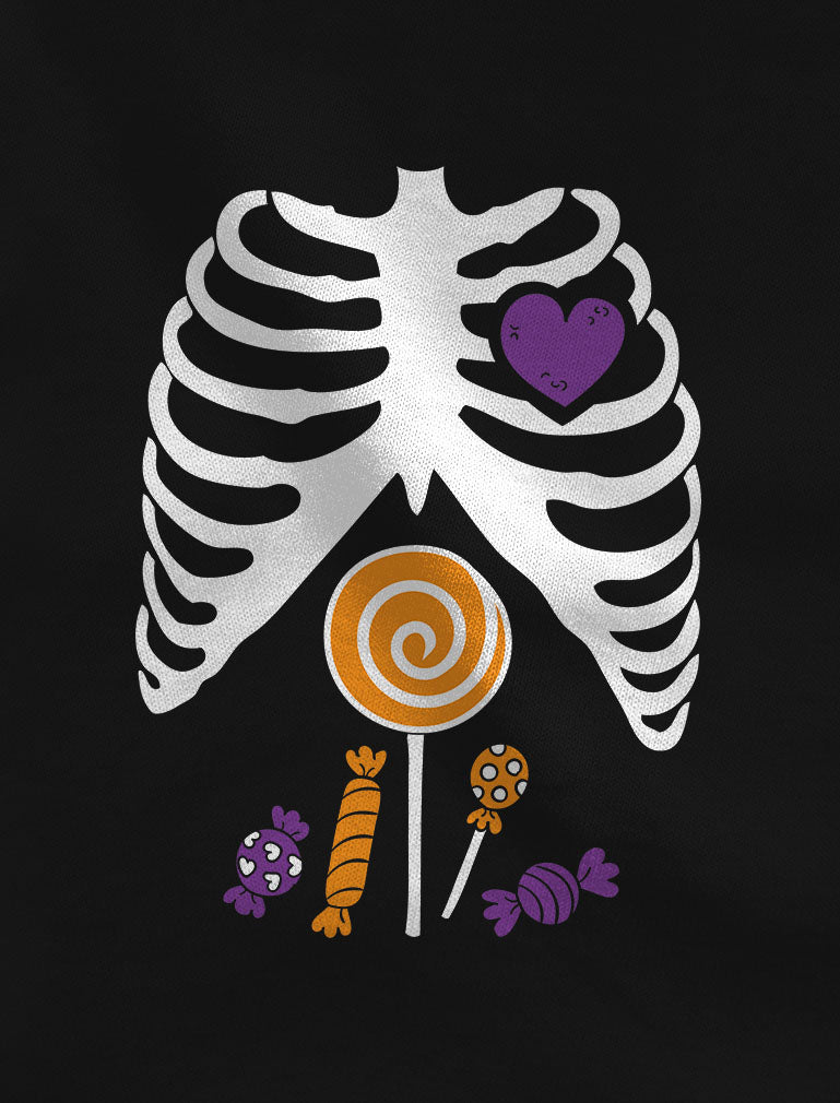 Candy Skeleton - Halloween Kids Toddler Kids T-Shirt - Gray 7