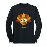 Little Turkey Thanksgiving Holiday Gift Youth Kids Long Sleeve T-Shirt 