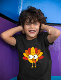 Little Turkey Thanksgiving Holiday Gift Youth Kids T-Shirt 