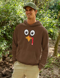 Turkey Face - Funny Thanksgiving Hoodie 