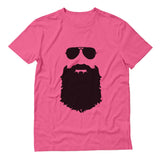 Thumbnail Beard & Sunglasses The Hipsters Apparel Gift Idea Cool T-Shirt Pink 3