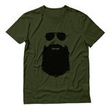 Thumbnail Beard & Sunglasses The Hipsters Apparel Gift Idea Cool T-Shirt Olive 7