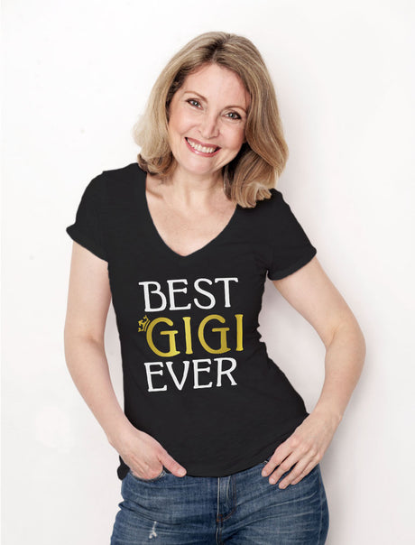 Best Gigi Ever - Best Gift for Grandma Women T-Shirt - Pink 1