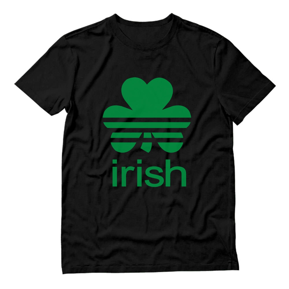Irish Shamrock Clover T-Shirt - Black 2