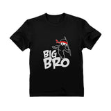Thumbnail Big Bro - Ninja Boy Youth Kids T-Shirt Black 1