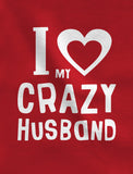Thumbnail Love My Crazy Husband & Wife Matching Hoodie Wedding Valentine's Day Gift Set Man California Blue / Women Red 15