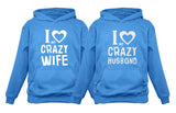 Thumbnail I Love My Crazy Husband/Wife Matching Hoodies Man California Blue / Women California Blue 13