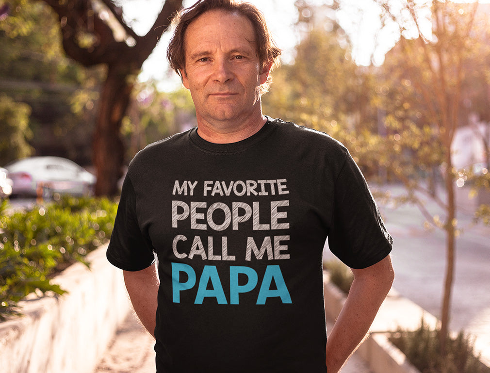 My Favorite People Call Me PAPA T-Shirt - Navy 6