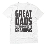 Thumbnail Great Dads Get Promoted To Grandpas T-Shirt White 2