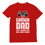 Thumbnail Gamer Dad Funny Gaming Father's Day Gift T-Shirt Red 3