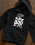 Thumbnail Gamer Dad Funny Gaming Father's Day Gift Hoodie Gray 6