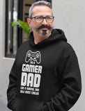 Thumbnail Gamer Dad Funny Gaming Father's Day Gift Hoodie Gray 5