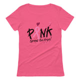 Pink Breast Cancer Awareness Spread The Hope Women T-Shirt 