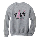 Pink Breast Cancer Awareness Spread The Hope Women Sweatshirt 