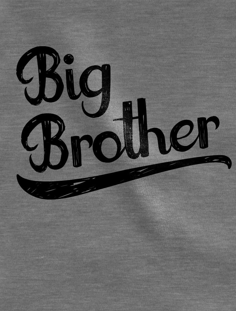 Big Brother 3/4 Sleeve Baseball Jersey Toddler Shirt - Dark Gray 4