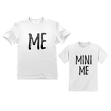 Thumbnail Daddy and Me Matching T-Shirts Funny Me & Mini Me Matching Set White 1