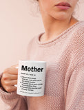 Mother Definition Coffee Mug 
