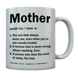 Thumbnail Mother Definition Coffee Mug White 1