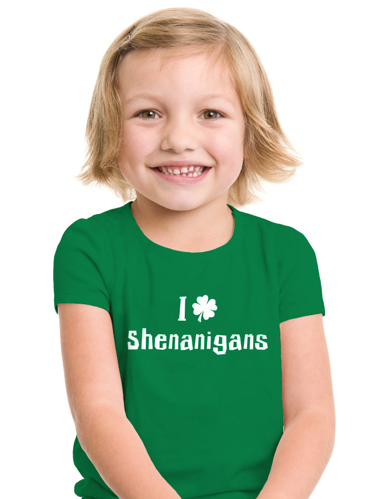 I Clover Shenanigans Toddler Kids T-Shirt 