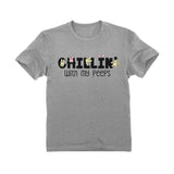 Happy Easter Chillin' My Peeps Easter Youth Kids T-Shirt 