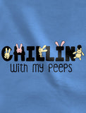 Thumbnail Happy Easter Chillin' My Peeps Easter Youth Kids T-Shirt Yellow Haze 11