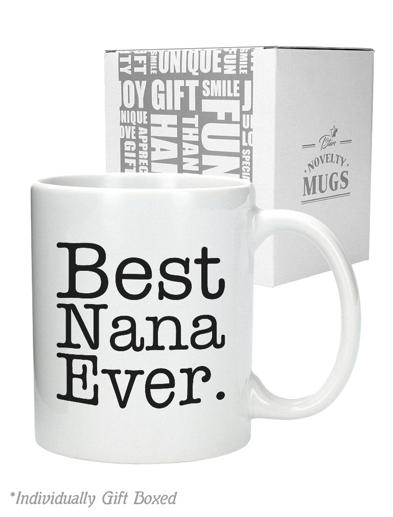 Best Nana Ever Mug for Grandma - Pink 8