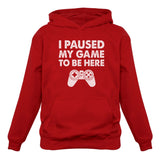Thumbnail I Paused My Game To Be Here Hoodie (Sweatshirt) Red 6