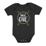 Thumbnail Wild One Arrows And Target Baby Bodysuit Black 1